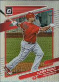 2021 Donruss Optic Holo #105 Albert Pujols Los Angeles Angels