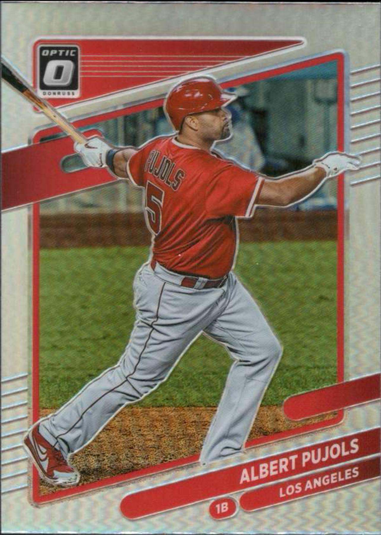 2021 Donruss Optic Holo #105 Albert Pujols Los Angeles Angels