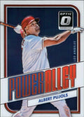 2016 Donruss Optic Power Alley #PA12 Albert Pujols Los Angeles Angels