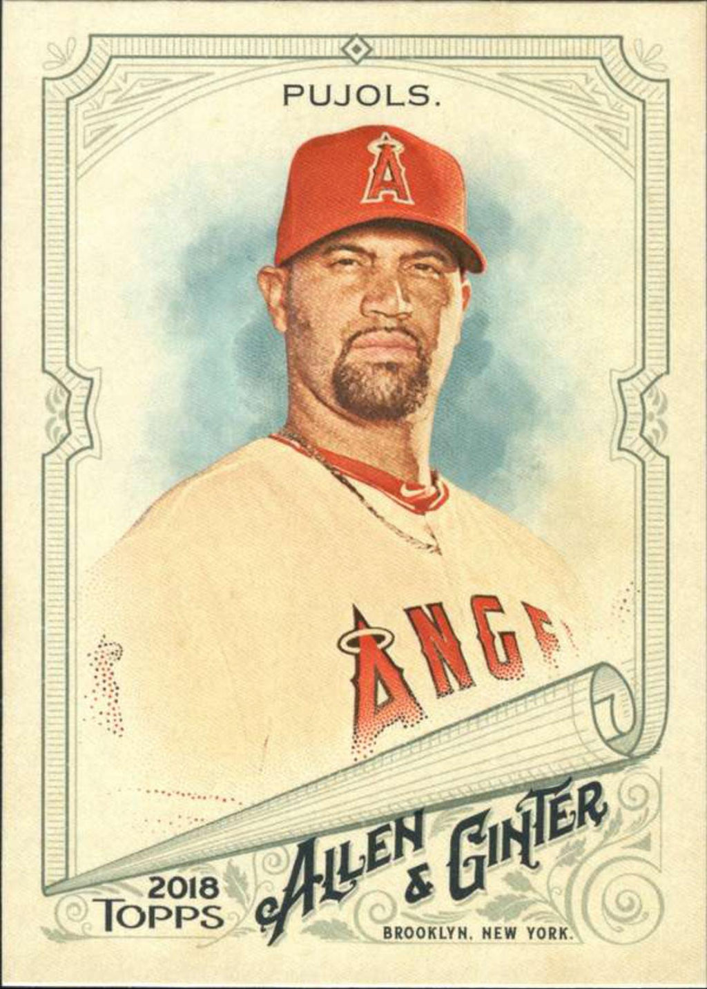 2018 Topps Allen & Ginter #187 Albert Pujols Los Angeles Angels