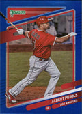 2021 Donruss Holo Blue #70 Albert Pujols Los Angeles Angels
