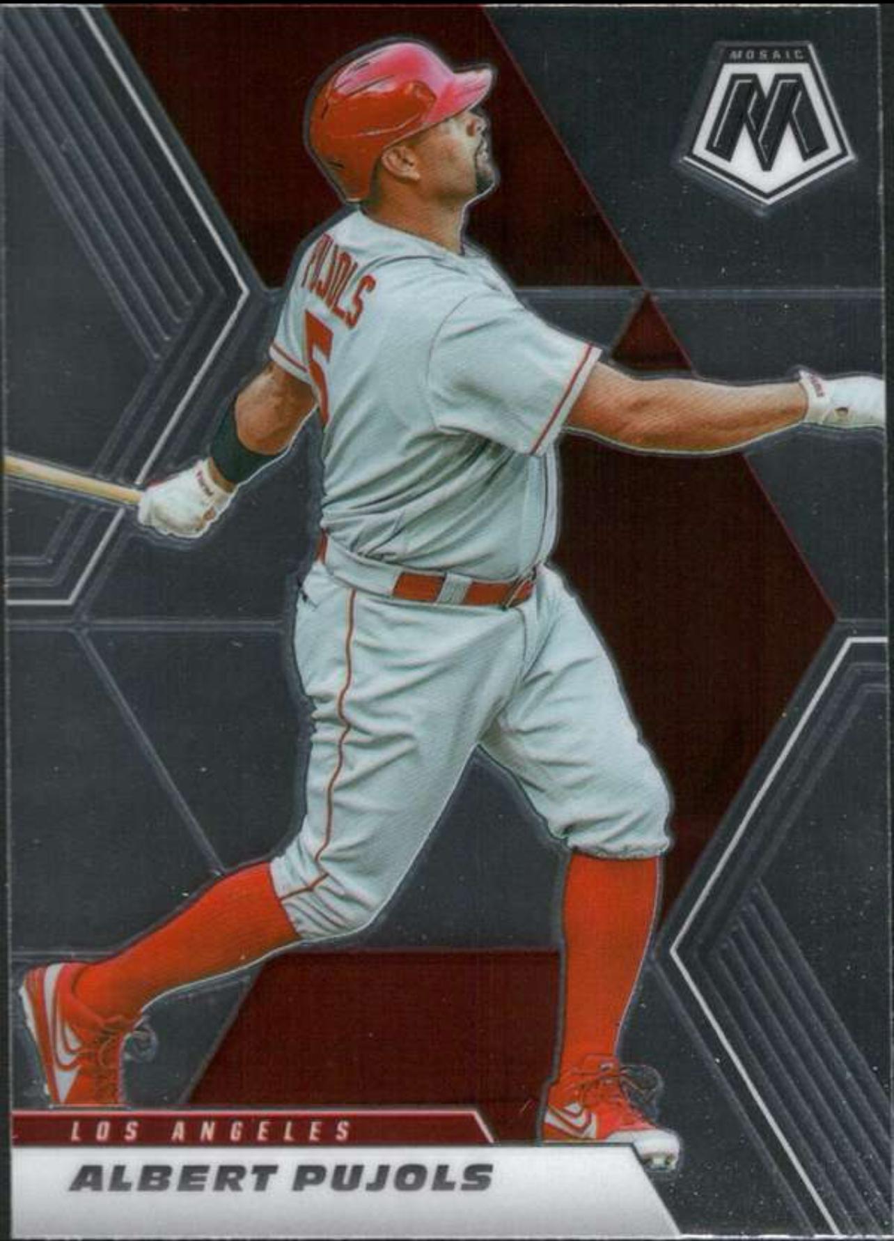 2021 Panini Mosaic #10 Albert Pujols Los Angeles Angels