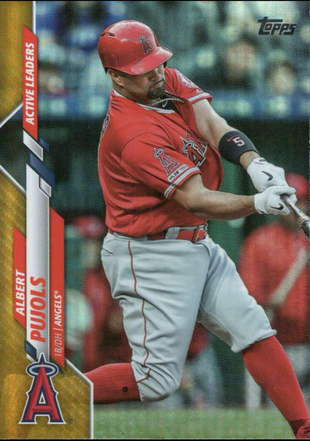 2020 Topps Update Gold Foil #U-38 Albert Pujols Los Angeles Angels