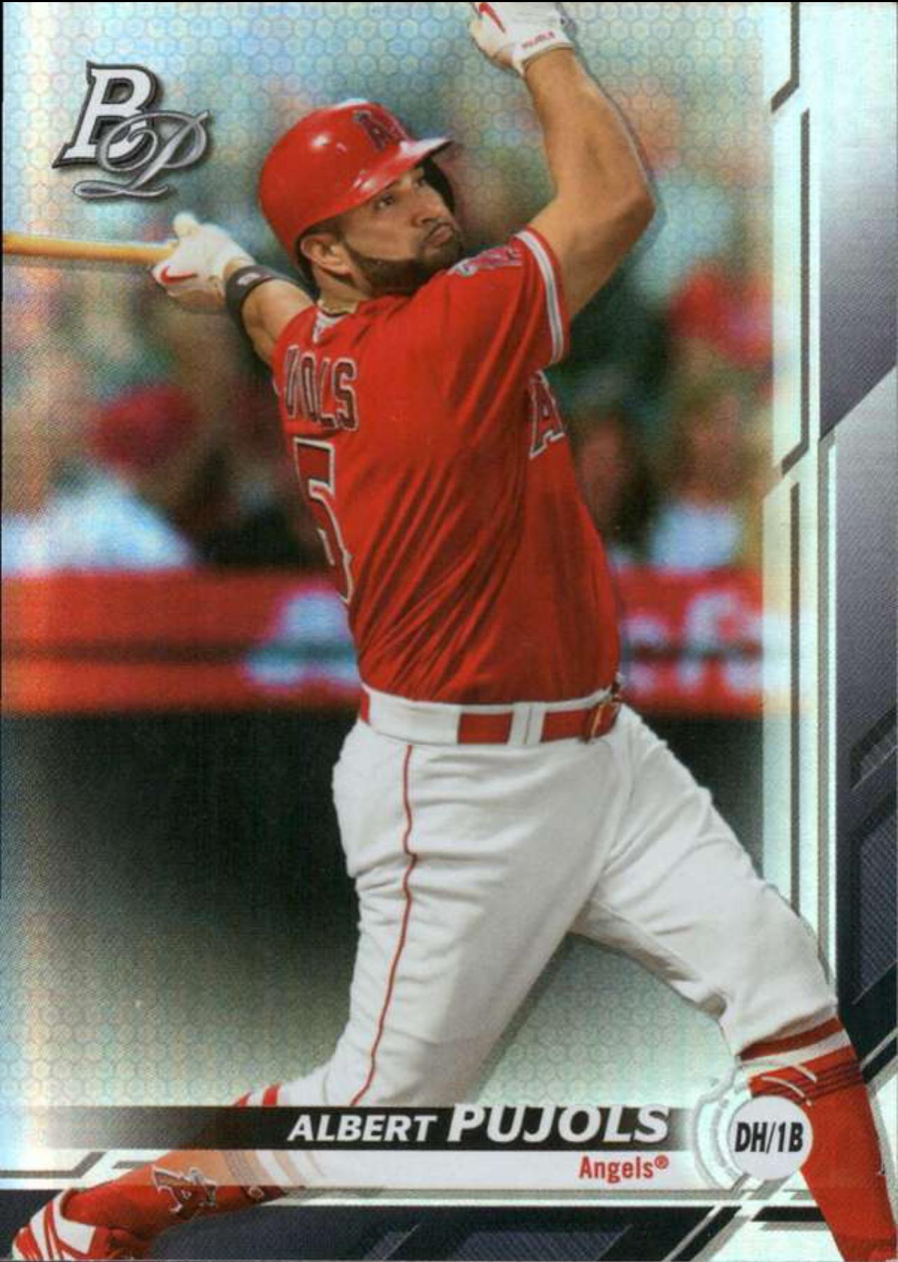 2019 Bowman Platinum #4 Albert Pujols Los Angeles Angels