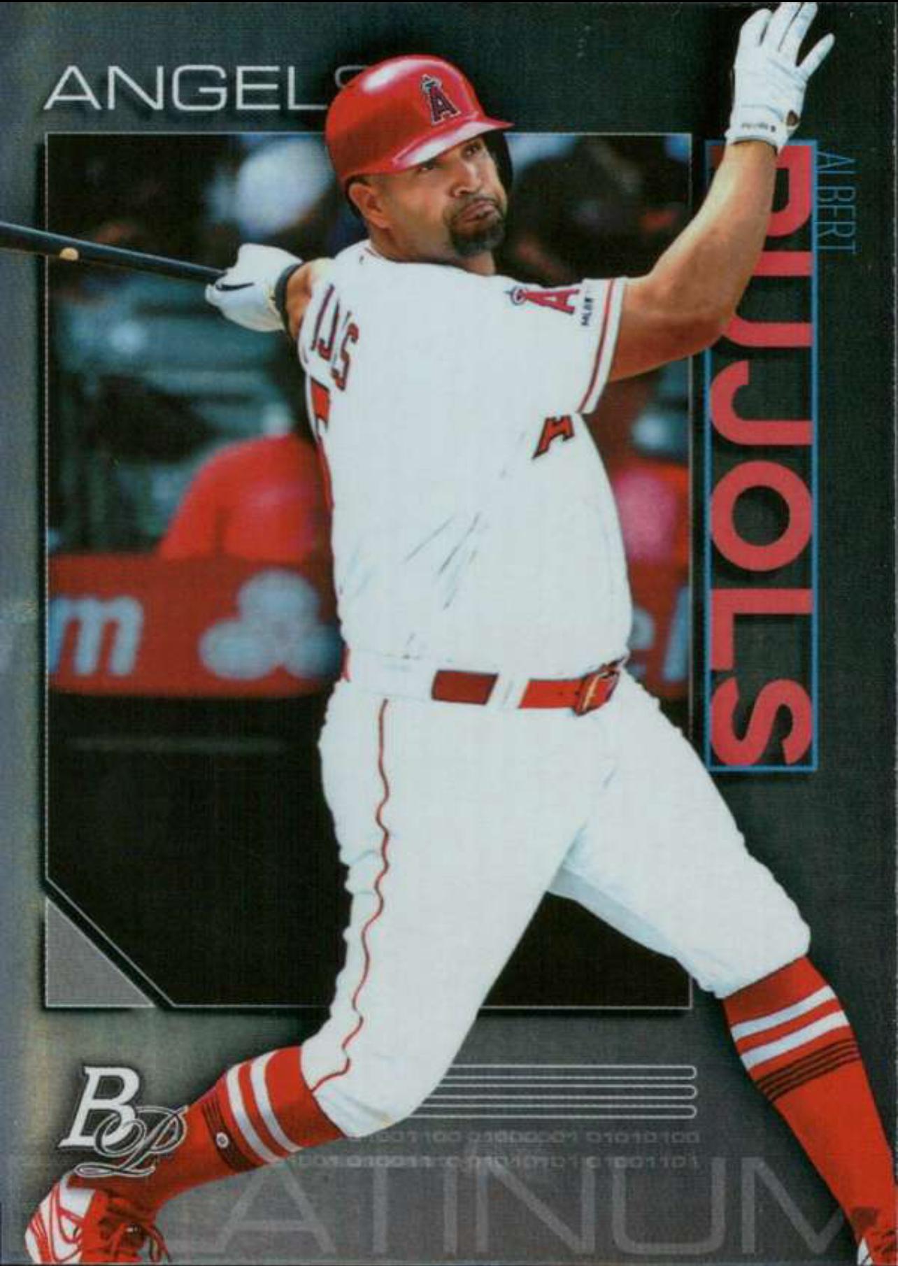 2020 Bowman Platinum #96 Albert Pujols Los Angeles Angels