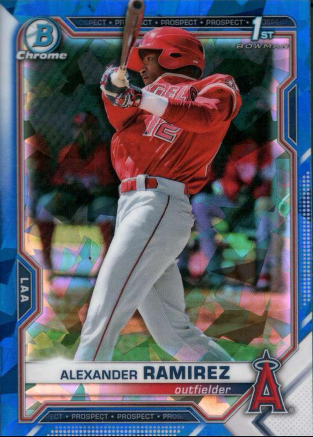 2021 Bowman Sapphire Edition #BCP-145 Alexander Ramirez Los Angeles Angels