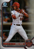 2022 Bowman Draft Chrome Refractor #BDC-46 Arol Vera Los Angeles Angels