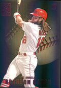 2022 Panini Capstone Red #30 Brandon Marsh ,RC Los Angeles Angels