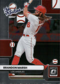 2022 Donruss Optic The Rookies #TR-8 Brandon Marsh Los Angeles Angels