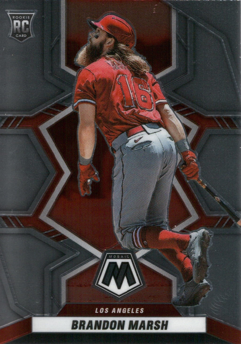 2022 Panini Mosaic #226 Brandon Marsh RC Los Angeles Angels