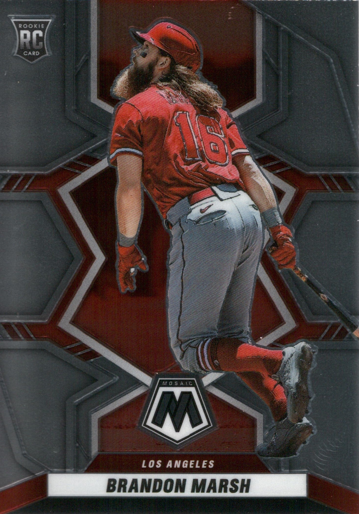 2022 Panini Mosaic #226 Brandon Marsh RC Los Angeles Angels