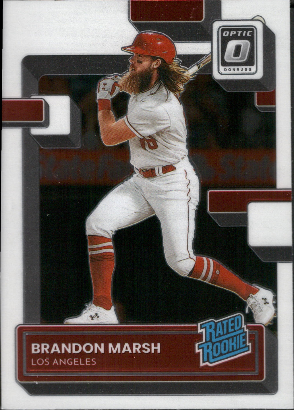 2022 Donruss Optic #41 Brandon Marsh RC Los Angeles Angels