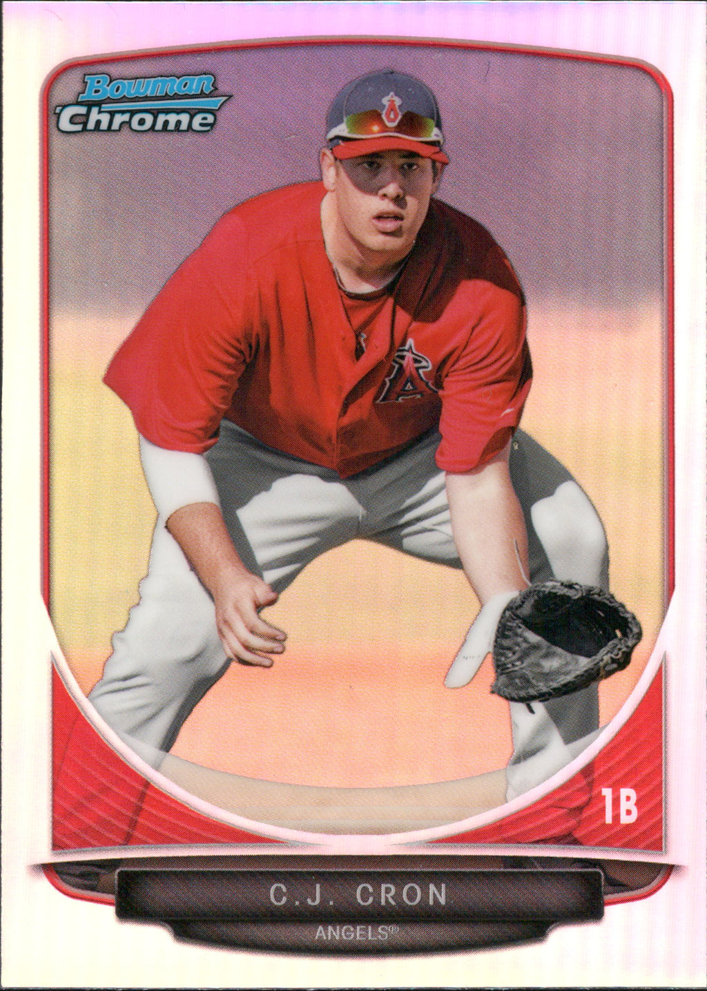 2013 Bowman Draft Picks & Prospects Chrome Refractors #TP-24 C.J. Cron