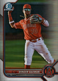 2022 Bowman Draft Chrome Refractor #BDC-20 Denzer Guzman Los Angeles Angels