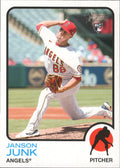 2022 Topps Heritage #720 Janson Junk RC Los Angeles Angels