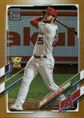 2021 Topps Gold Foil #575 Jared Walsh Los Angeles Angels