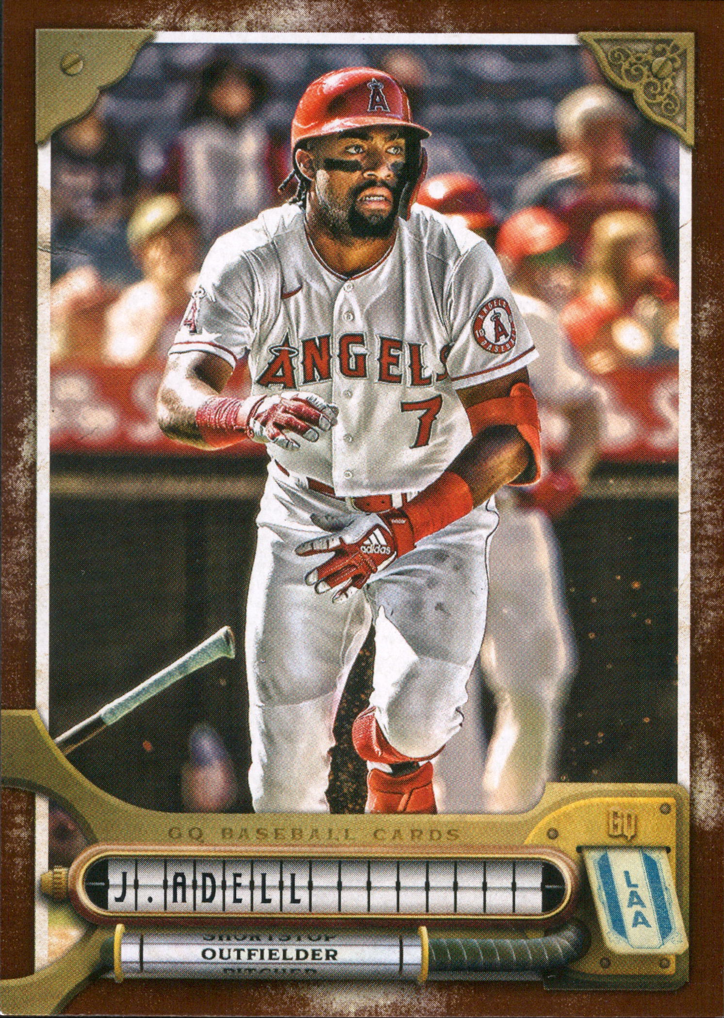 2022 Topps Gypsy Queen Burnt Umber #57 Jo Adell ,#/399 Los Angeles Angels