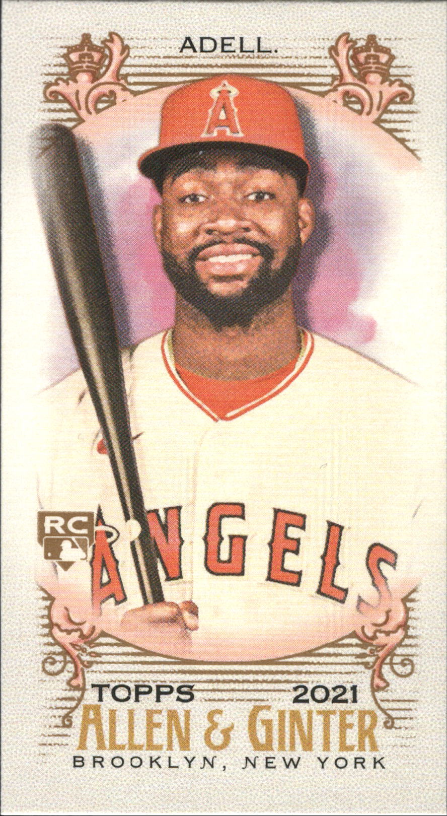 2021 Topps Allen & Ginter Mini A & G Back #142 Jo Adell ,RC Los Angeles Angels