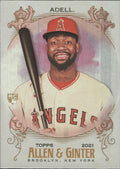 2021 Topps Allen & Ginter Silver Portrait #142 Jo Adell RC Los Angeles Angels