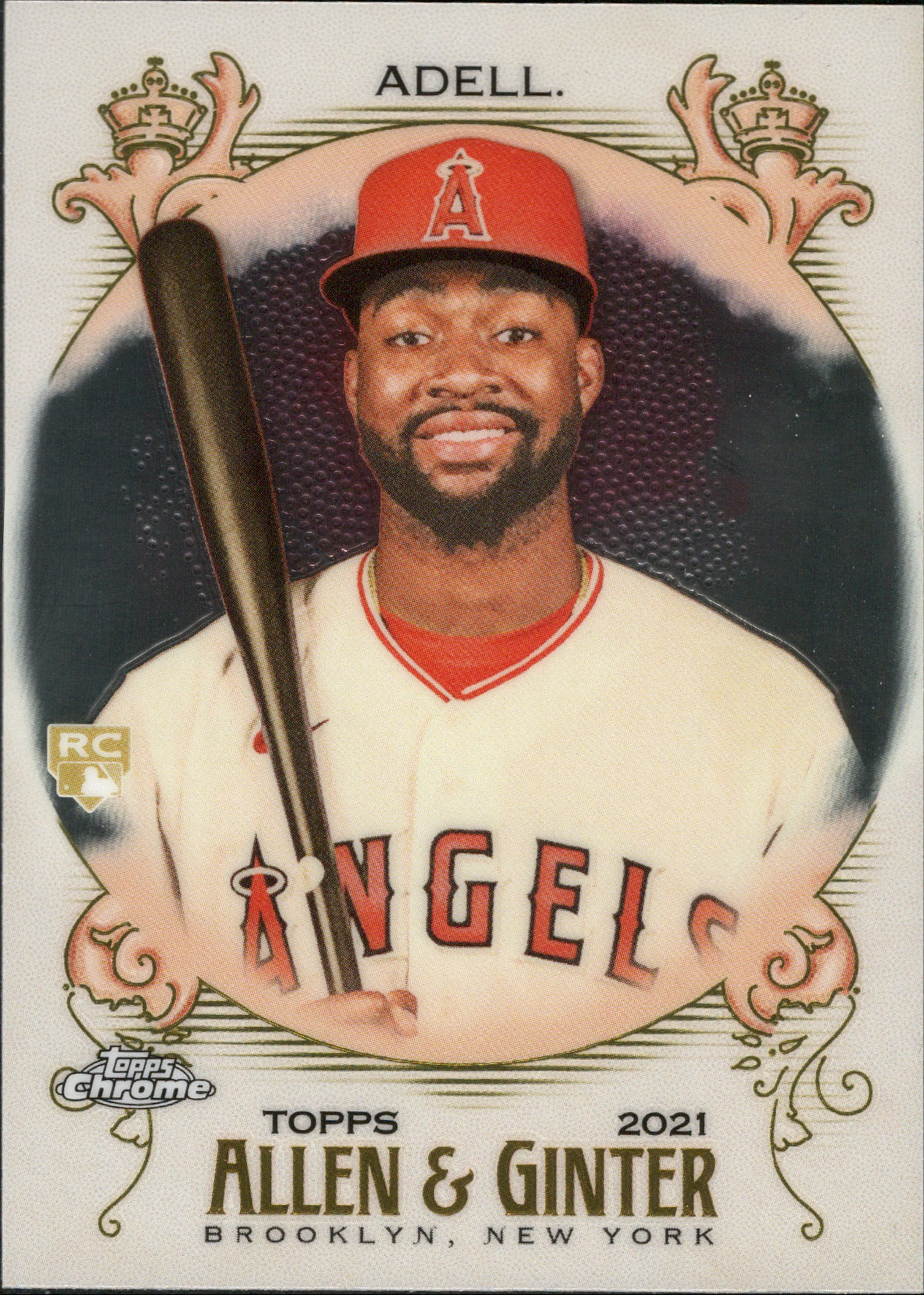 2021 Topps Allen & Ginter Chrome #142 Jo Adell ,RC Los Angeles Angels