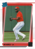 2021 Panini Chronicles Clearly Donruss #11 Jo Adell ,RC Los Angeles Angels