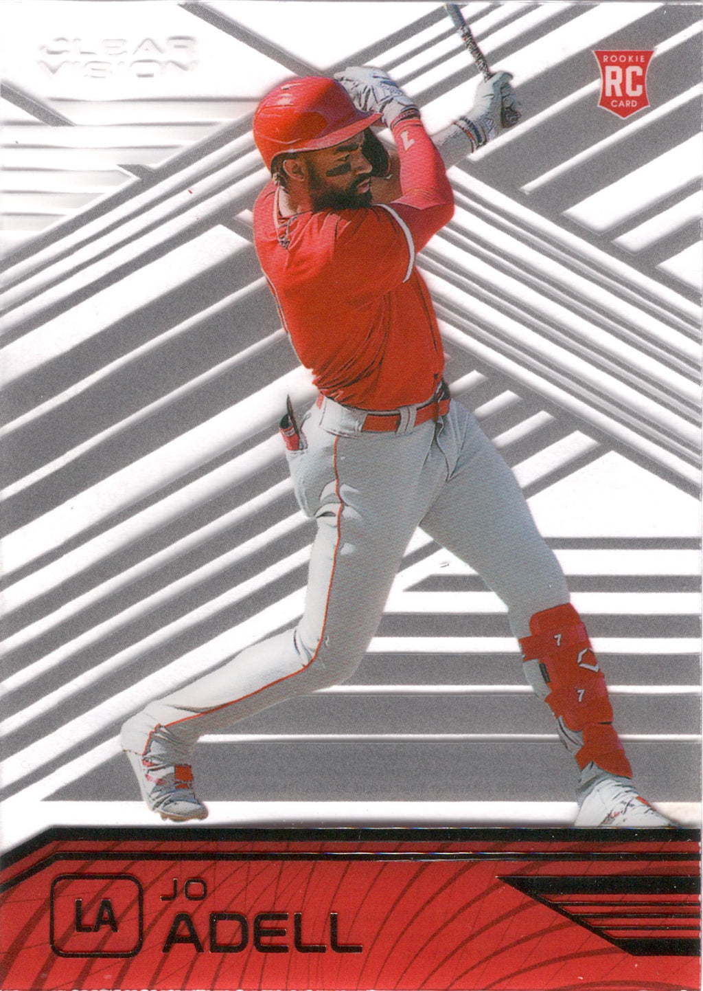 2021 Panini Chronicles Clear Vision #23 Jo Adell RC Los Angeles Angels