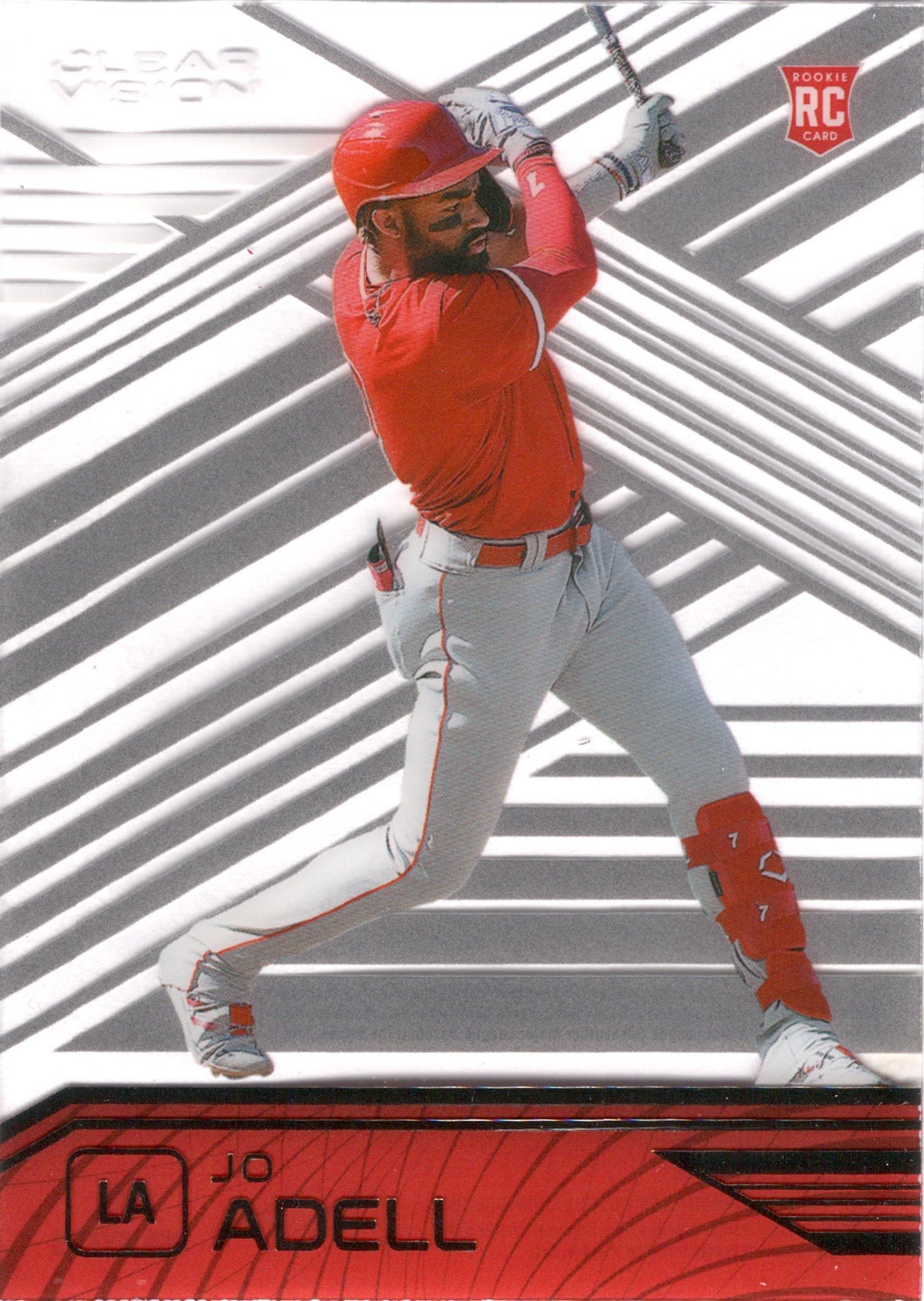 2021 Panini Chronicles Clear Vision #23 Jo Adell RC Los Angeles Angels