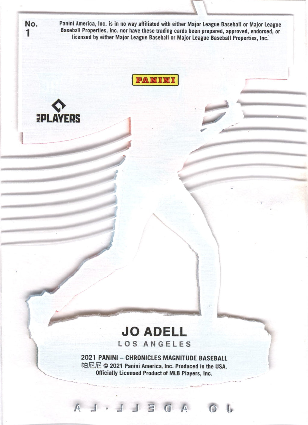2021 Panini Chronicles Magnitude #1 Jo Adell ,RC Los Angeles Angels