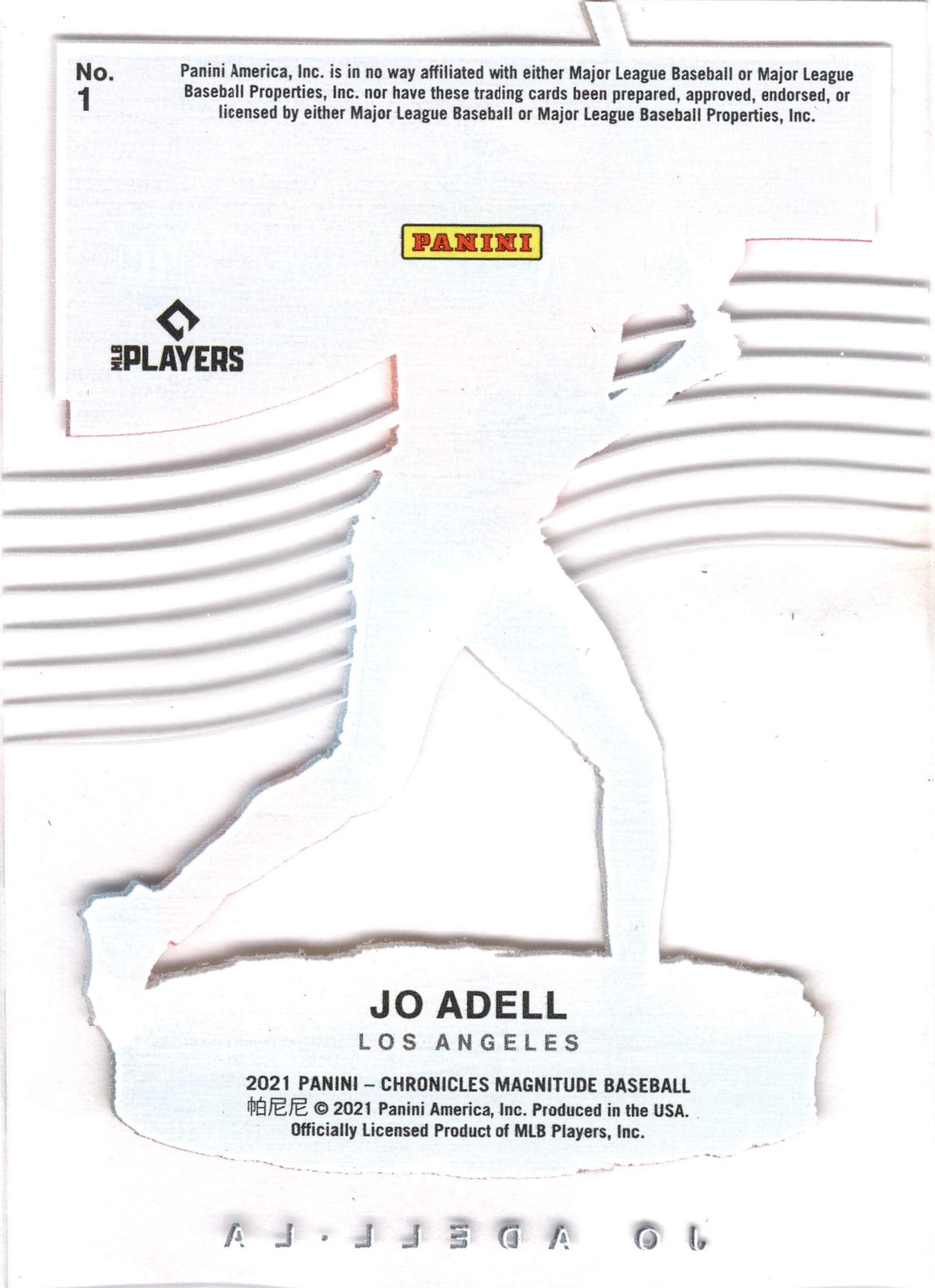 2021 Panini Chronicles Magnitude #1 Jo Adell ,RC Los Angeles Angels