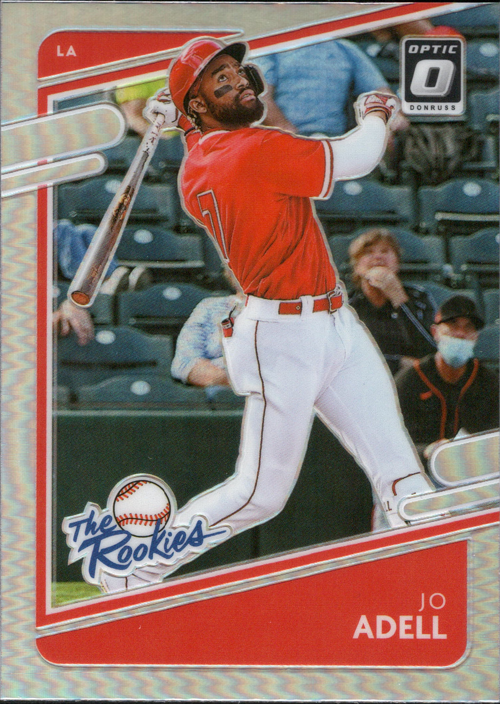 2021 Donruss Optic The Rookies Holo #TR2 Jo Adell ,RC Los Angeles Angels