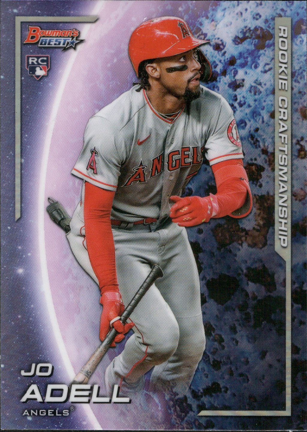 2021 Bowman's Best Rookie Craftsmanship #RC-4 Jo Adell ,RC Los Angeles Angels