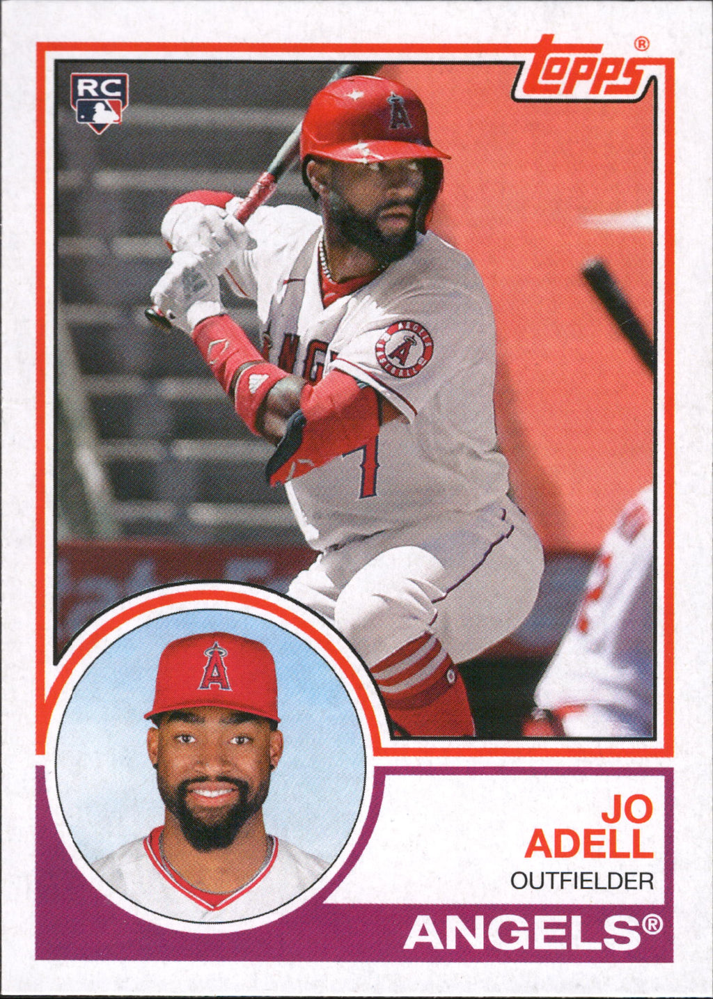 2021 Topps Archives #152 Jo Adell RC Los Angeles Angels