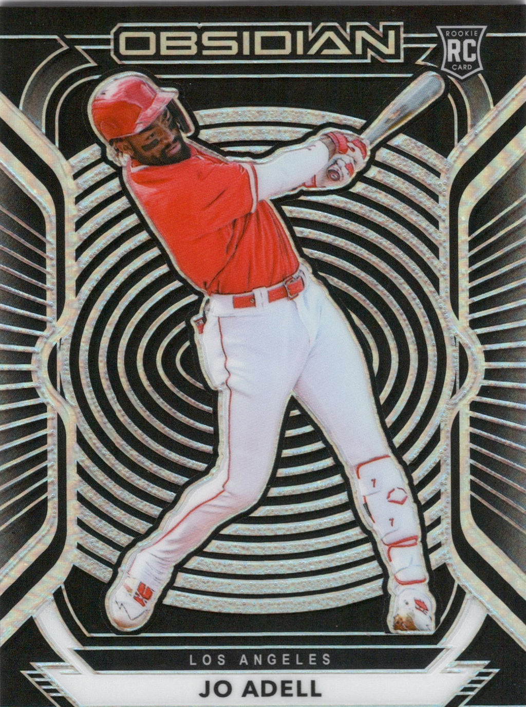 2021 Panini Chronicles Obsidian #24 Jo Adell RC Los Angeles Angels