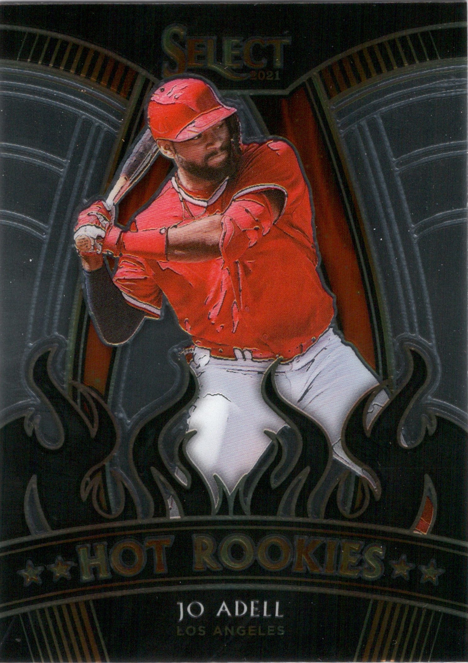 2021 Panini Select Hot Rookies #HR-7 Jo Adell Los Angeles Angels