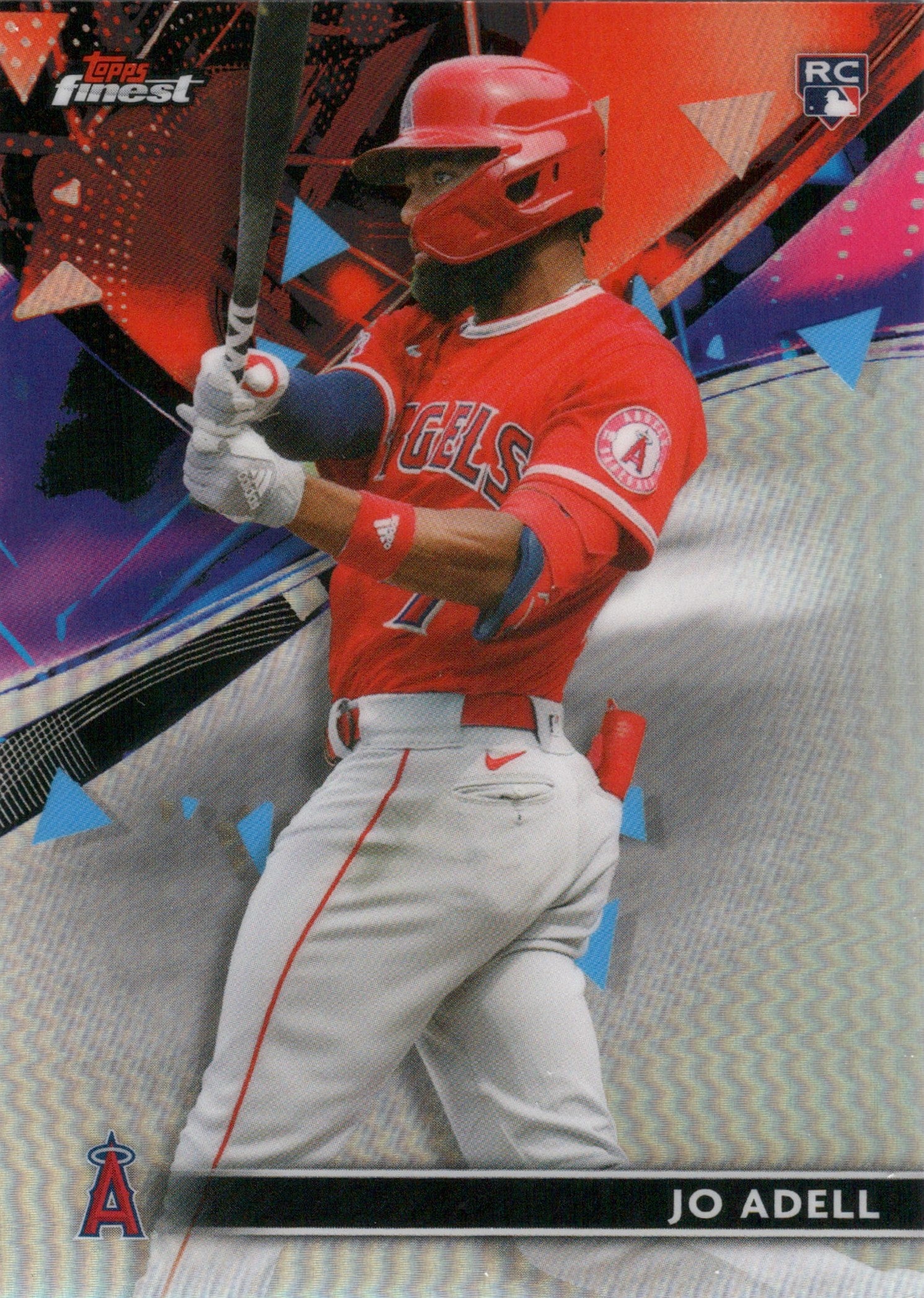 2021 Finest Refractor #25 Jo Adell RC Los Angeles Angels