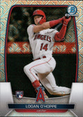 2023 Bowman Mojo Refractors #39 Logan O'Hoppe RC Los Angeles Angels