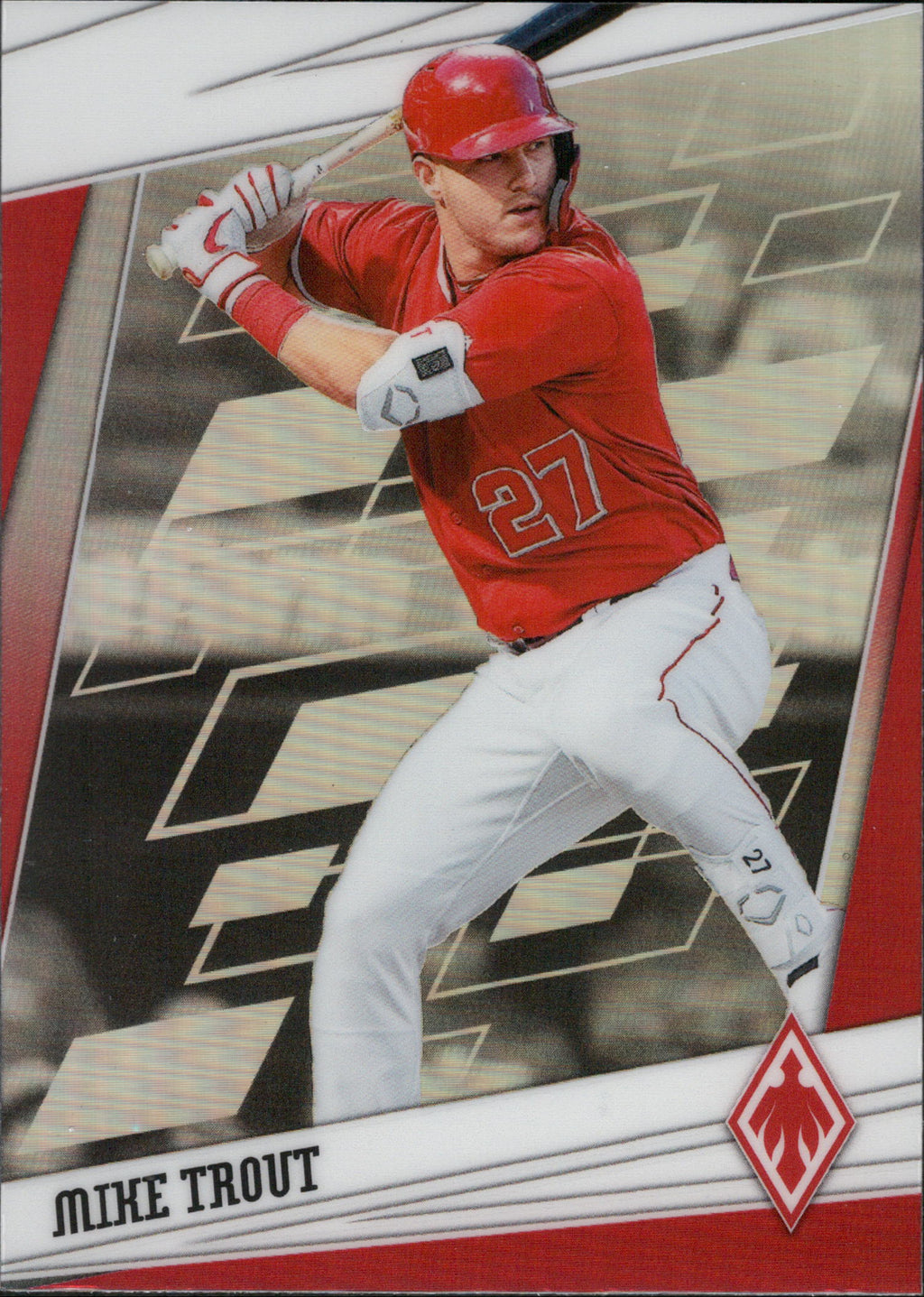 2020 Panini Chronicles Phoenix Holo #9 Mike Trout Los Angeles Angels