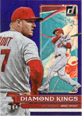 2022 Donruss Holo Purple #14 Mike Trout Los Angeles Angels