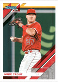 2019 Donruss : Throwing #170b Mike Trout Los Angeles Angels