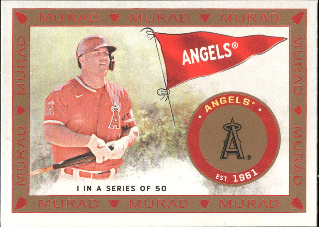2021 Topps Allen & Ginter T51 MURAD Reimagined #MR-1 Mike Trout Angels