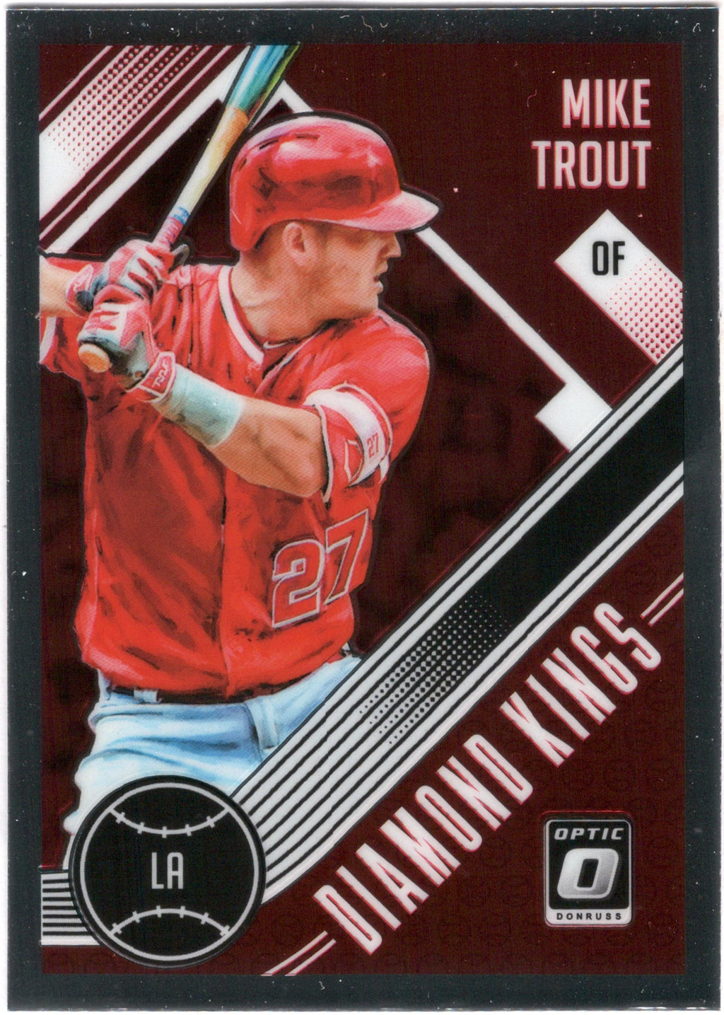 2018 Donruss Optic #13 Mike Trout Los Angeles Angels