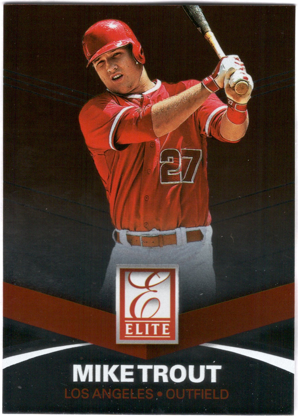 2015 Panini Elite #34 Mike Trout Los Angeles Angels