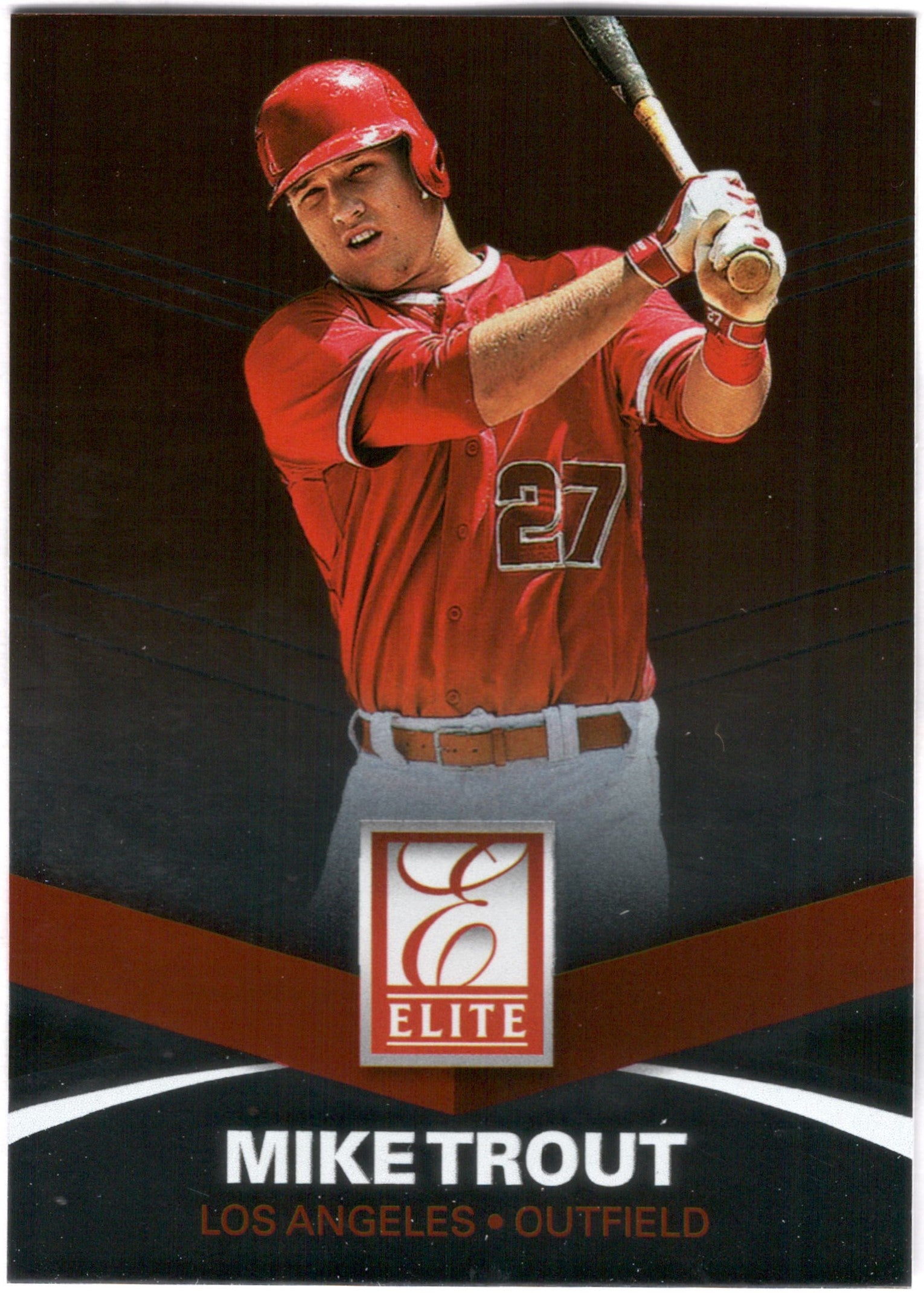 2015 Panini Elite #34 Mike Trout Los Angeles Angels