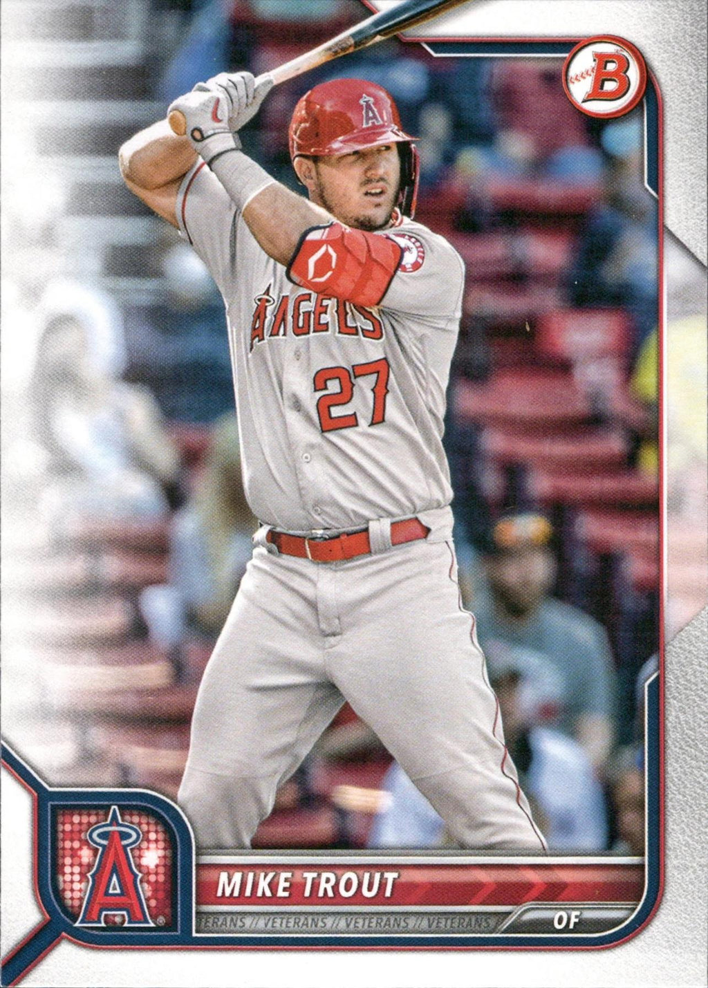 2022 Bowman #32 Mike Trout Los Angeles Angels