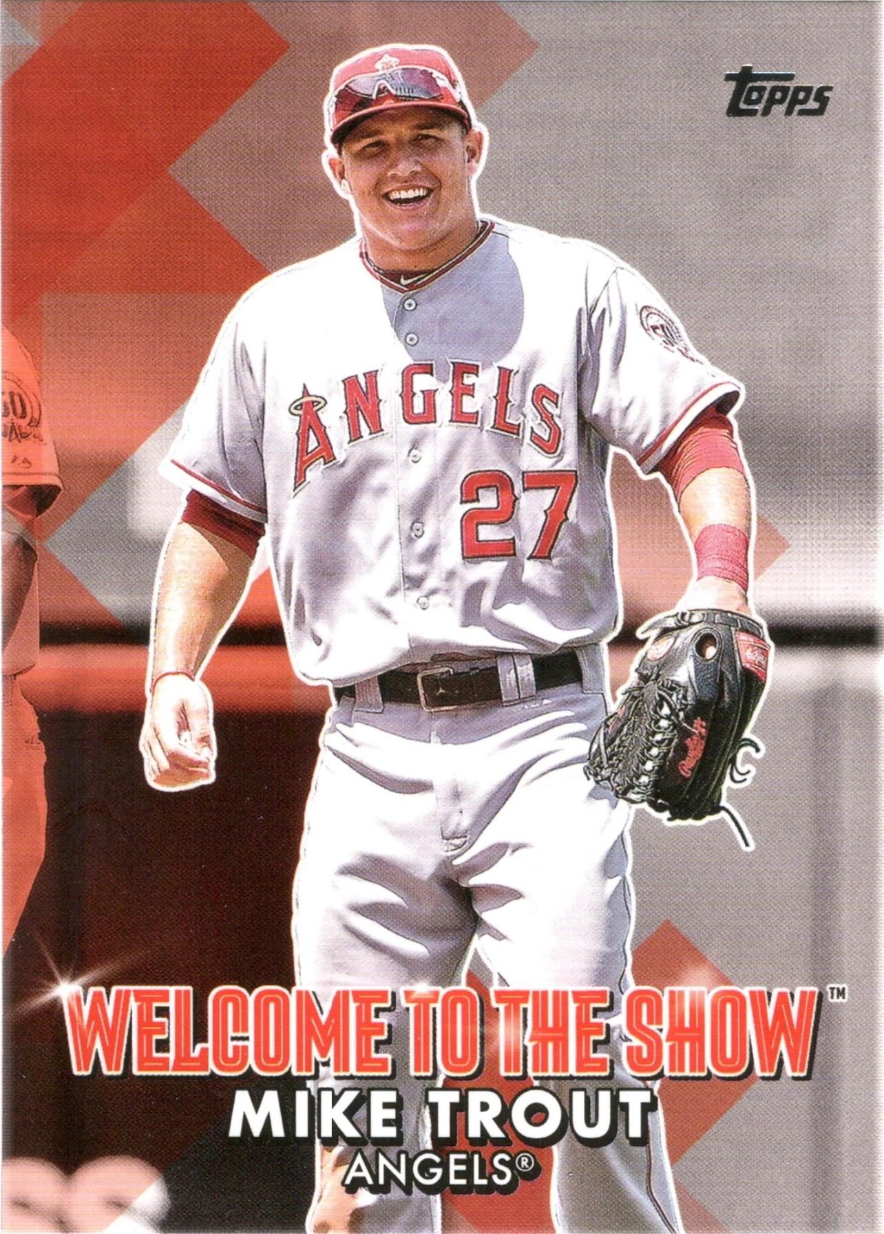 2022 Topps Welcome to the Show #WTTS-2 Mike Trout Los Angeles Angels