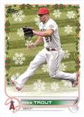 2022 Topps Holiday #HW50 Mike Trout Los Angeles Angels