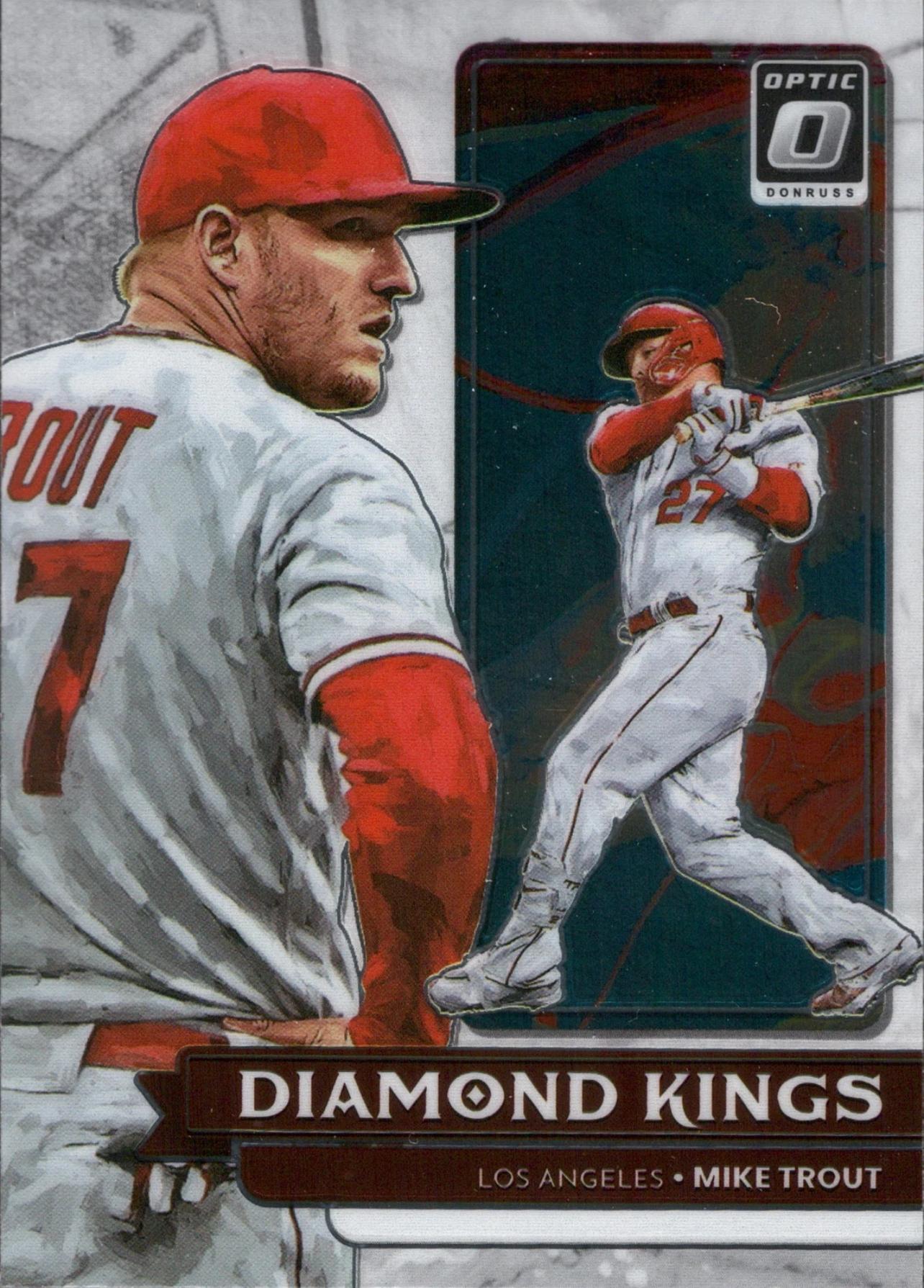 2022 Donruss Optic #14 Mike Trout Los Angeles Angels