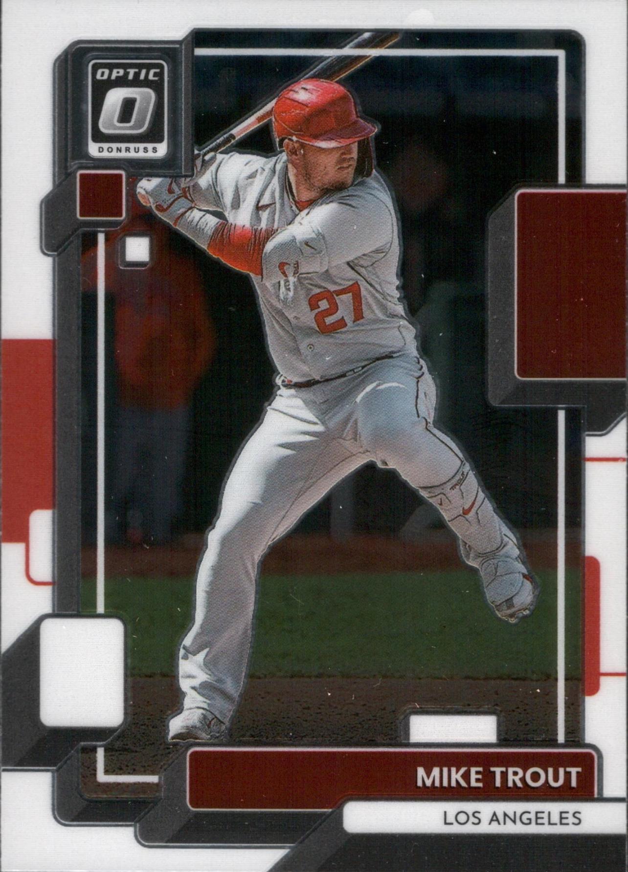 2022 Donruss Optic #157 Mike Trout Los Angeles Angels