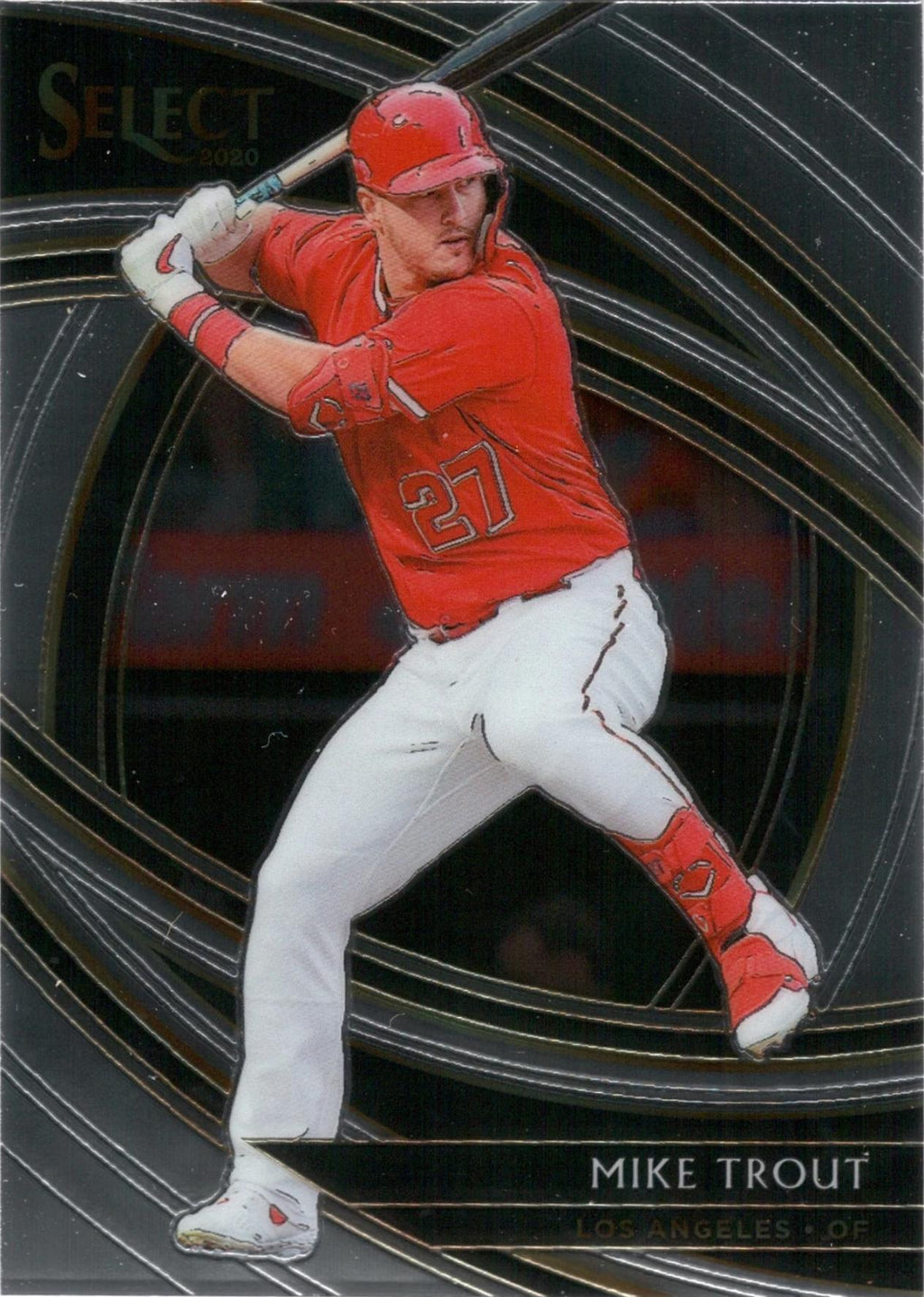 2020 Panini Select #126 Mike Trout Los Angeles Angels