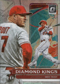 2022 Donruss Optic Holo Prizm #14 Mike Trout Los Angeles Angels